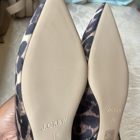 Jcrew animal print flats size 7.5. NEW - Picture 10 of 10